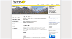 Desktop Screenshot of federerag.ch