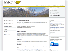 Tablet Screenshot of federerag.ch